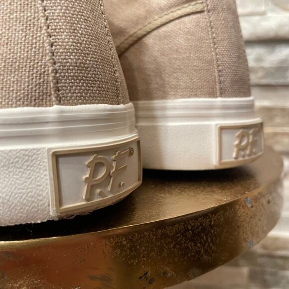 PF Flyers Center Hi 10.5M Sandstone Sneakers | Retro Canvas High Top Shoes NWOB main image 7